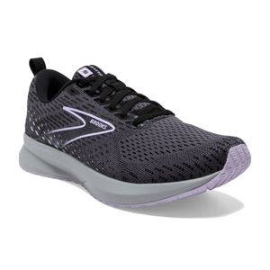 Brooks Ebony & Lilac Levitate 5 Running Shoe-Women